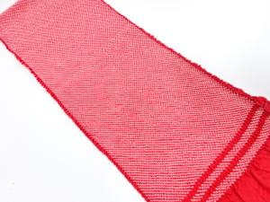 正絹　振袖用　絞り　帯揚げ